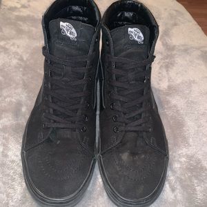 Vans Sk8 Hi Skate Black Mens High Top